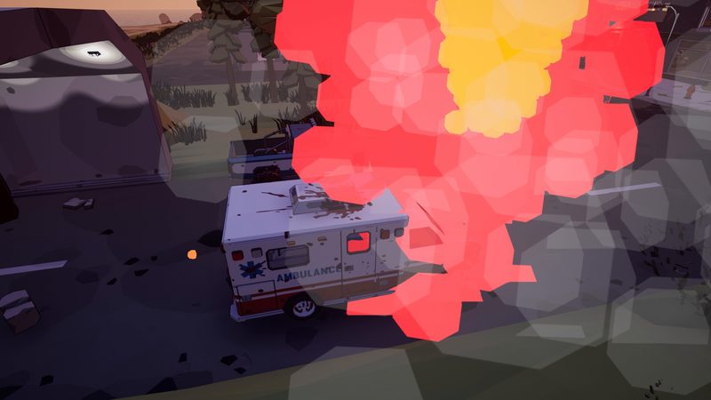 An ambulance explodes on City